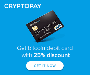 Betalingskort fra Cryptopay